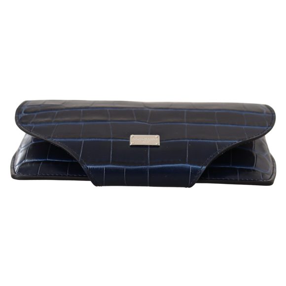 Dolce & Gabbana Blue Skin Leather Eyewear Cover Sunglasses Case - Picture 4 of 5